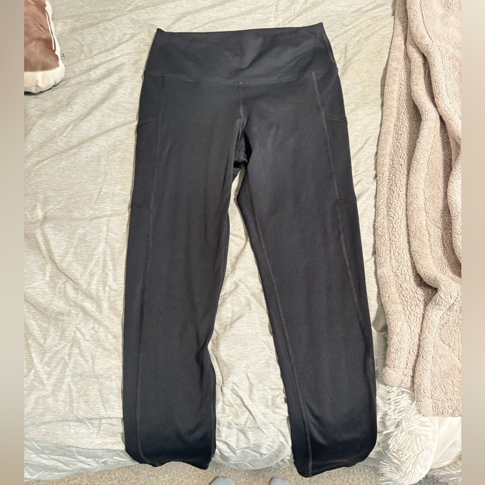 Aerie Fleece Lined Leggings, Size L